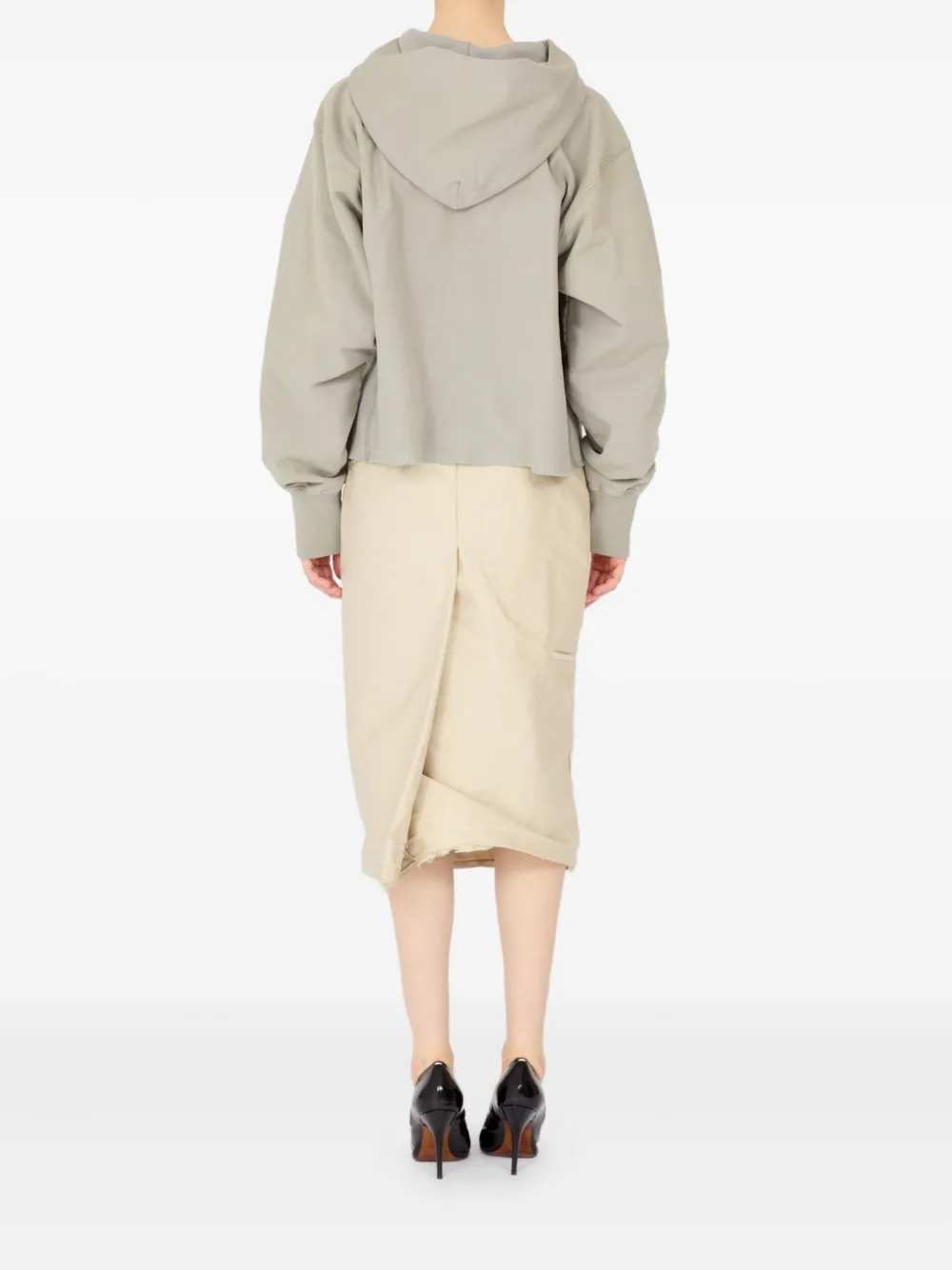 Maison Margiela Katoenen hoodie Grijs