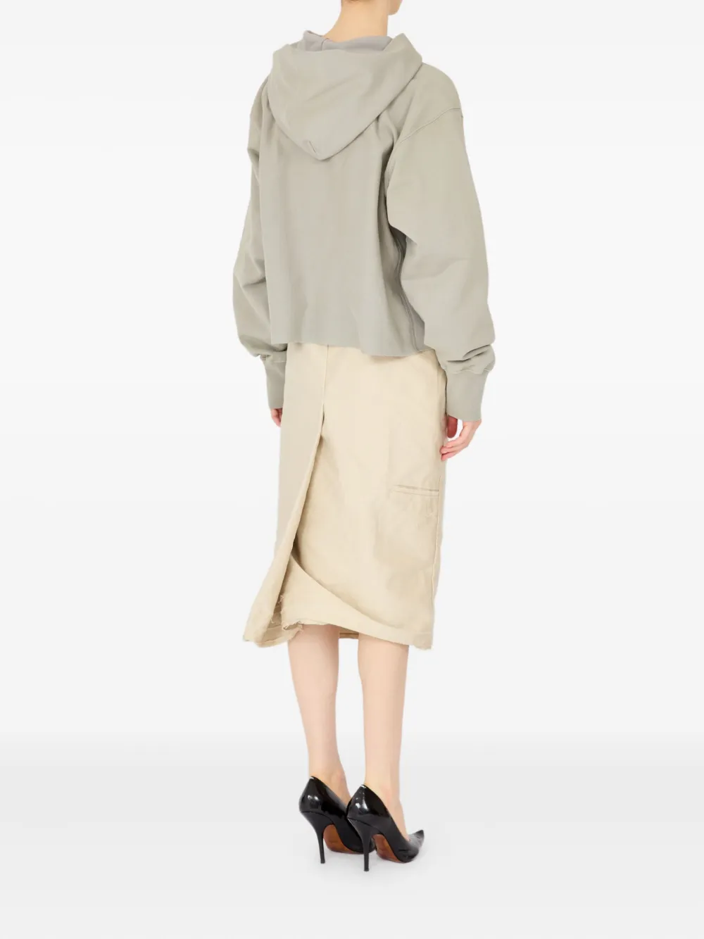 Maison Margiela Katoenen hoodie Grijs