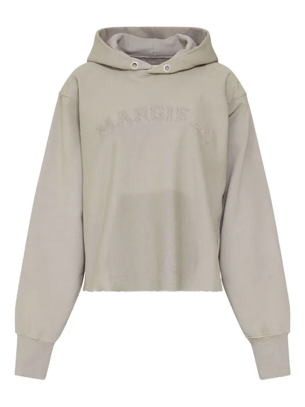 Maison Margiela Cotton Hoodie in Grey