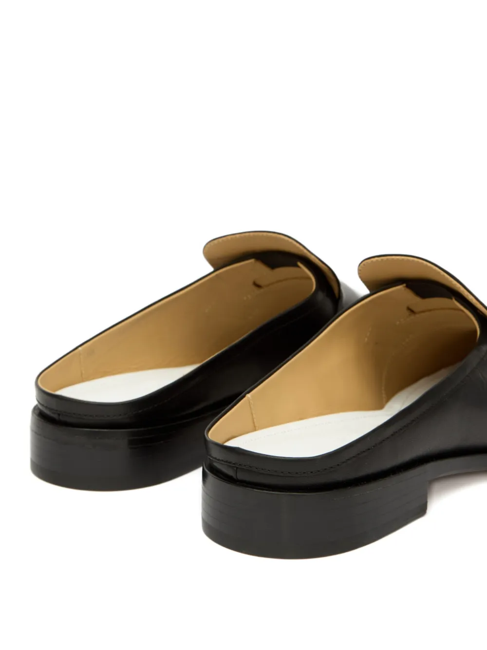 MM6 Maison Margiela Muiltjes in loafer-stijl Zwart
