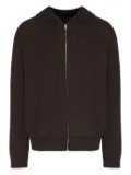 Maison Margiela zip-up hoodie - Brown