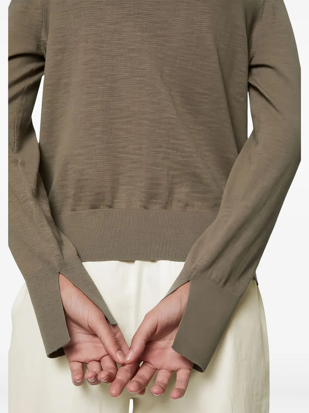 Marc O'Polo Vest met knopen Beige