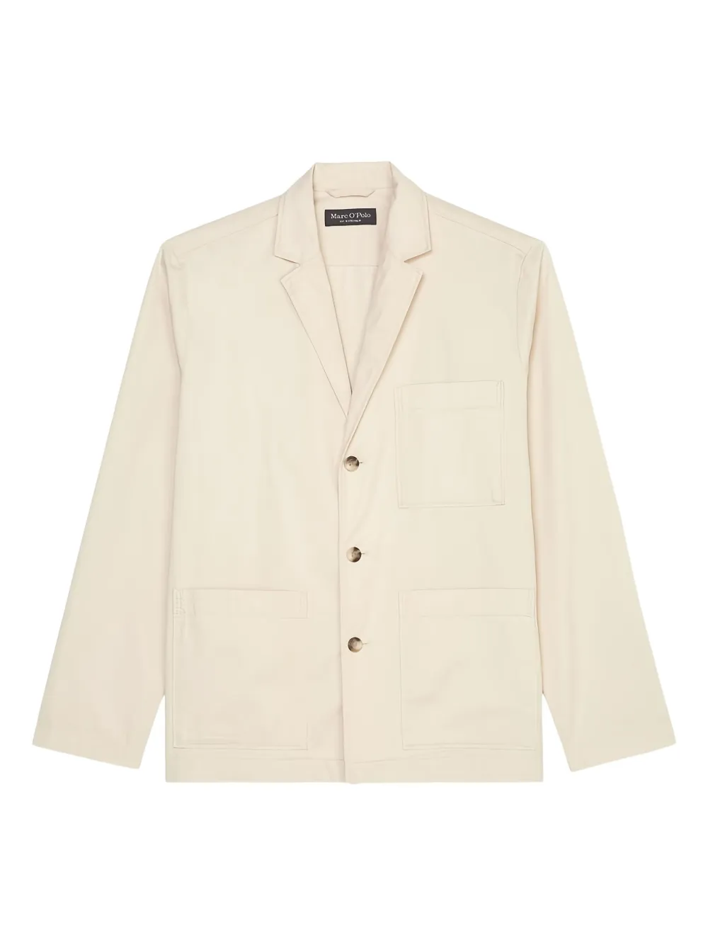 Marc O'Polo button-up utility blazer | Neutrals | Image 1