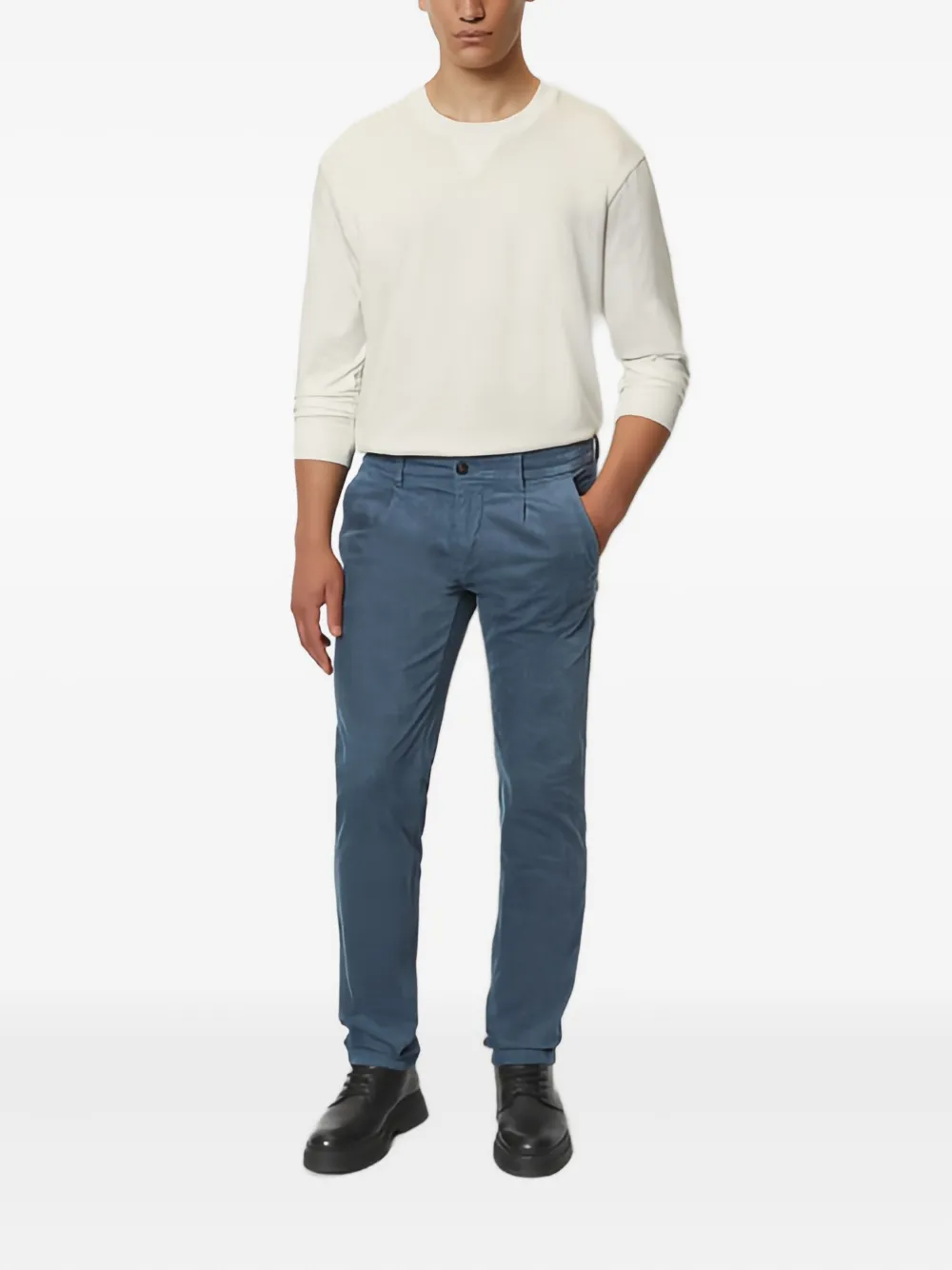 Marc O'Polo Ribfluwelen broek Blauw