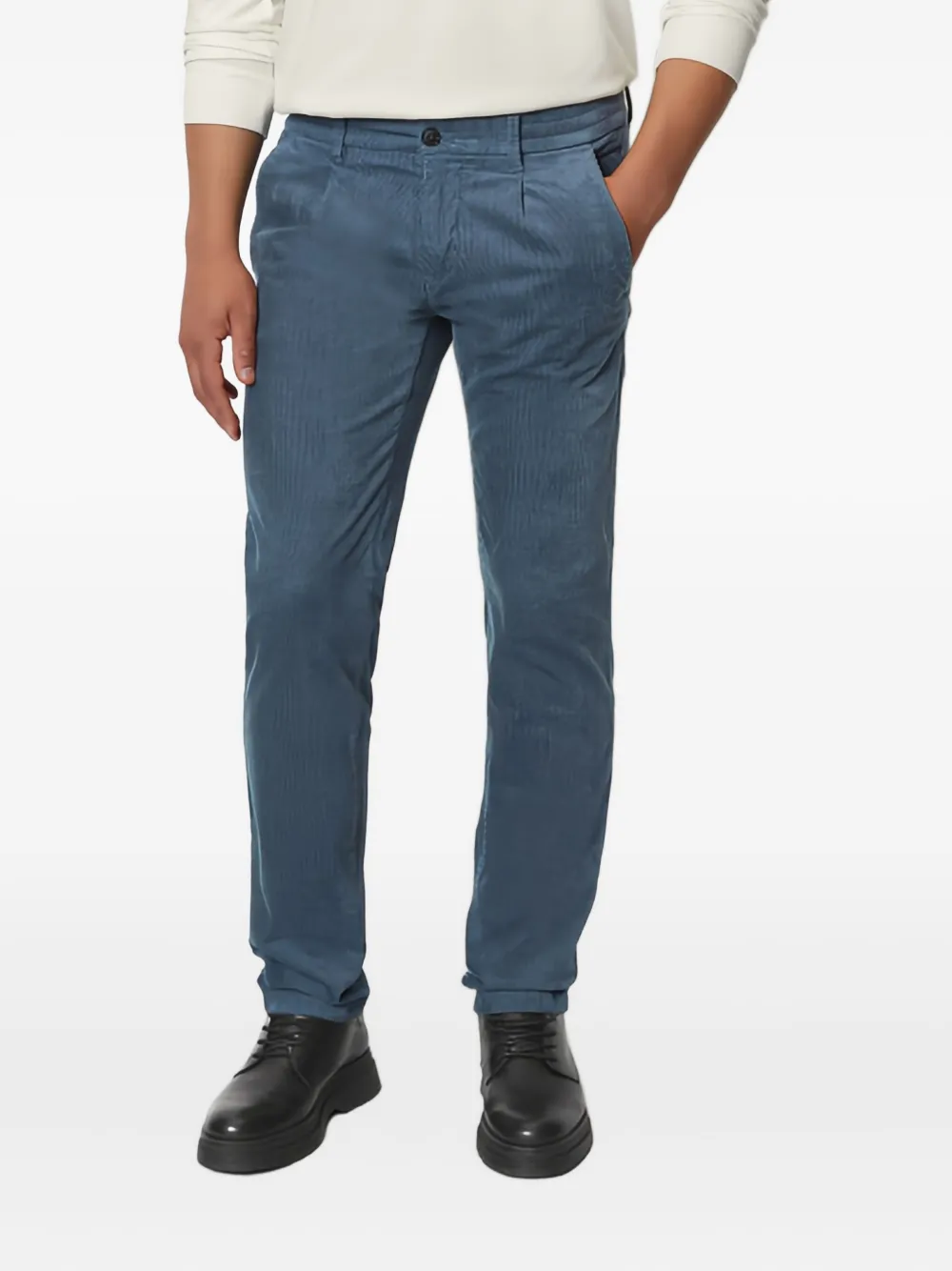 Marc O'Polo Ribfluwelen broek Blauw