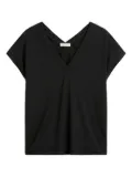 Marc O'Polo V-neck cap-sleeves top - Black