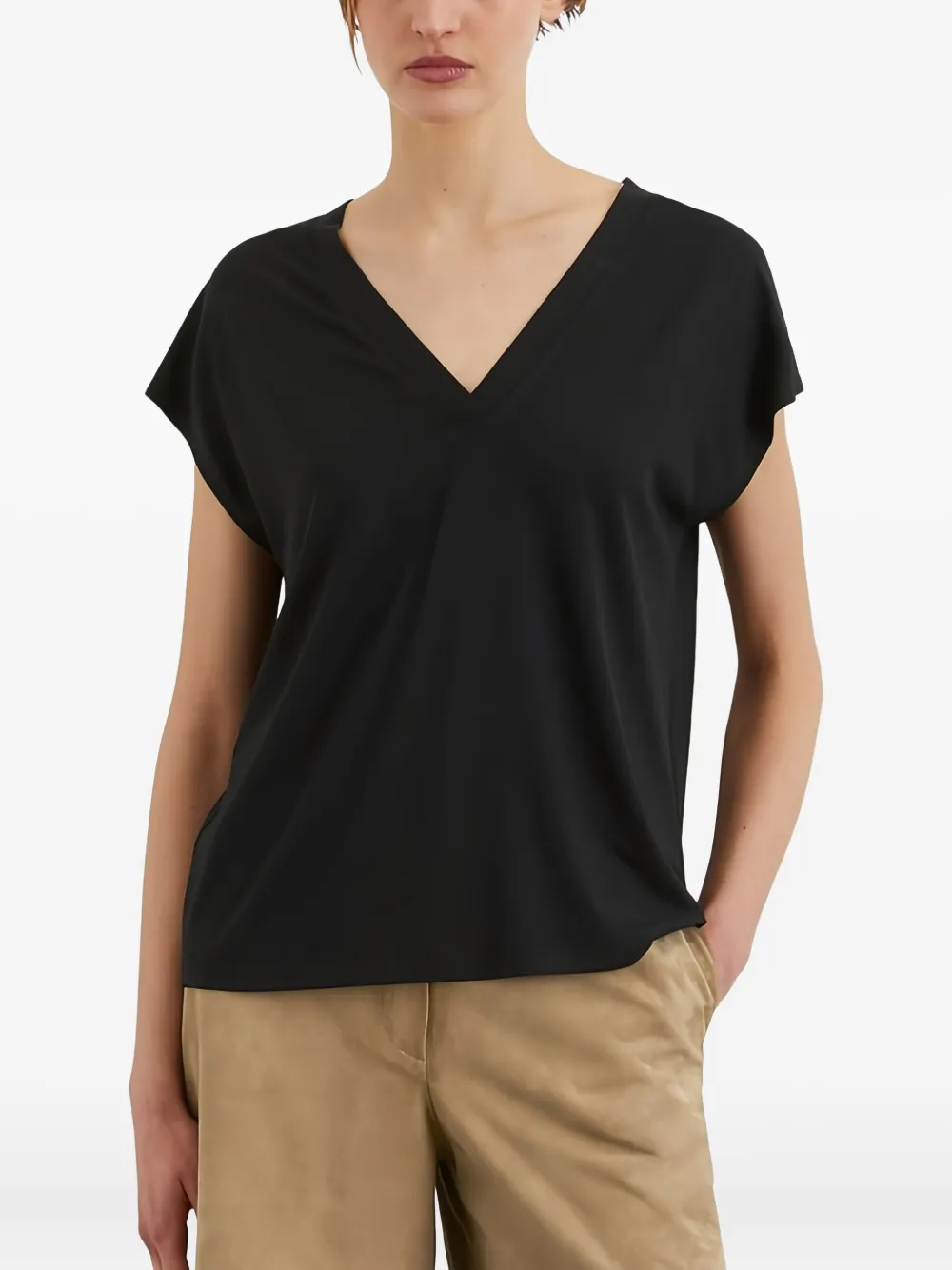 Marc O'Polo V-neck cap-sleeves top | T-Shirts & Jersey Shirts | Image 2