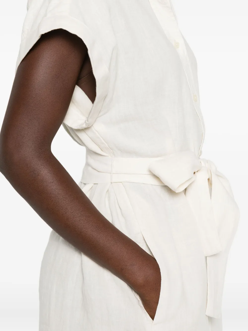 Marc O'Polo Blousejurk met ceintuur Beige