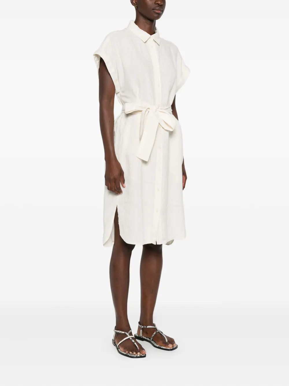 Marc O'Polo Blousejurk met ceintuur Beige