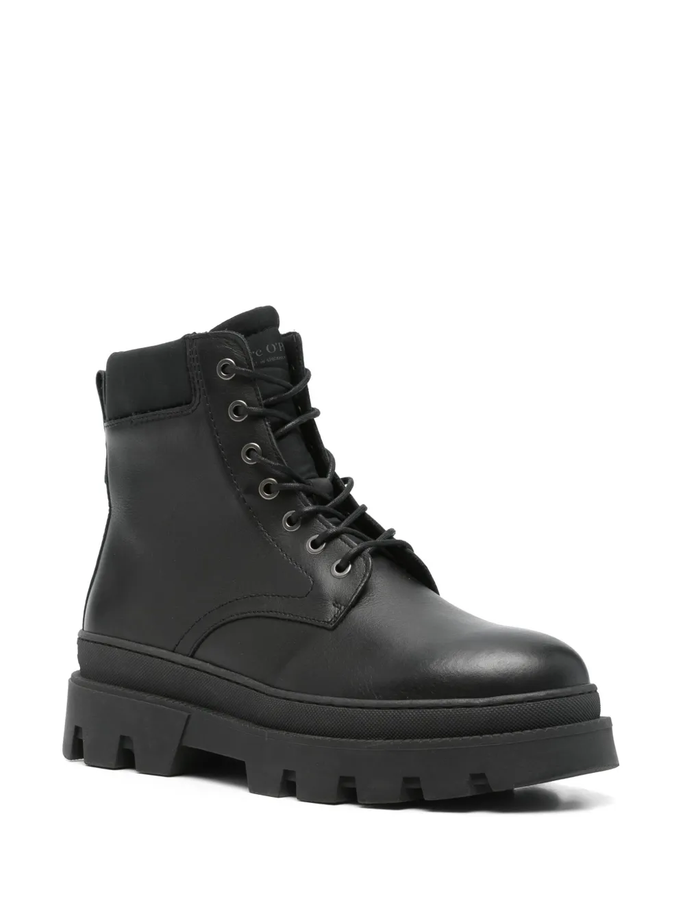 Marc O'Polo Isak leather boots Black