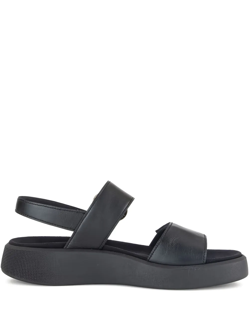 GABOR platform slingback sandals Black