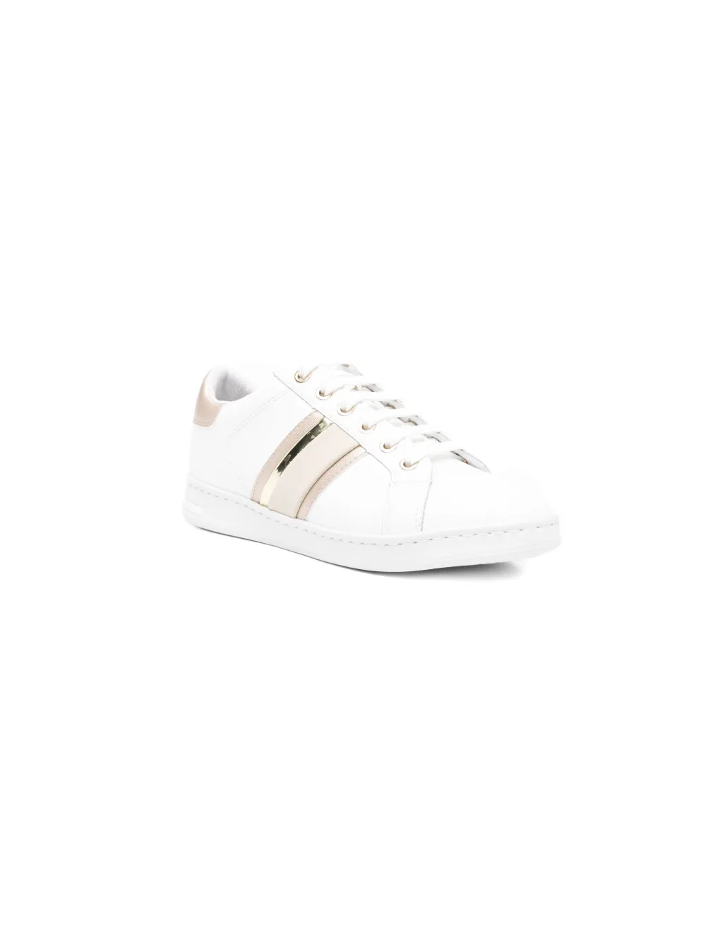 Geox Jaysen leather panelled lace-up sneakers | Low-Tops | Image 2