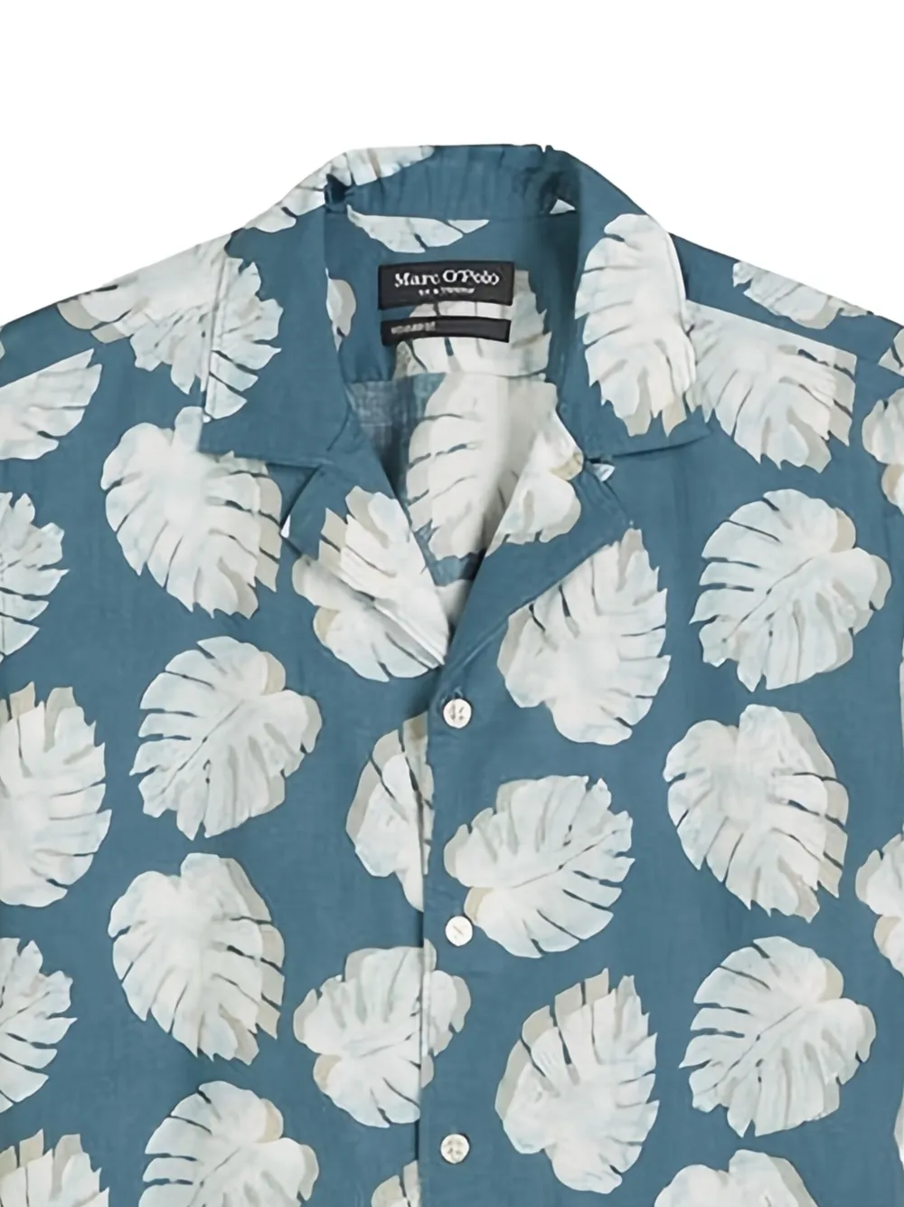 Marc O'Polo leaf-print short-sleeves shirt | Image 2