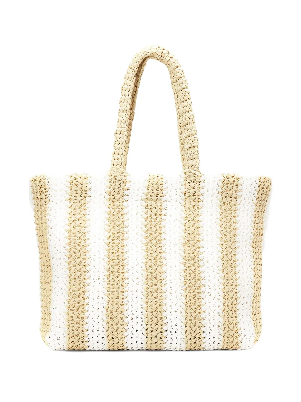 Marc O'Polo Runa striped woven tote bag | Image 2