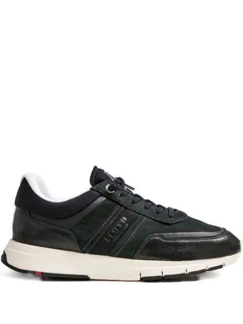 Lloyd Endley suede panelled low-top sneakers