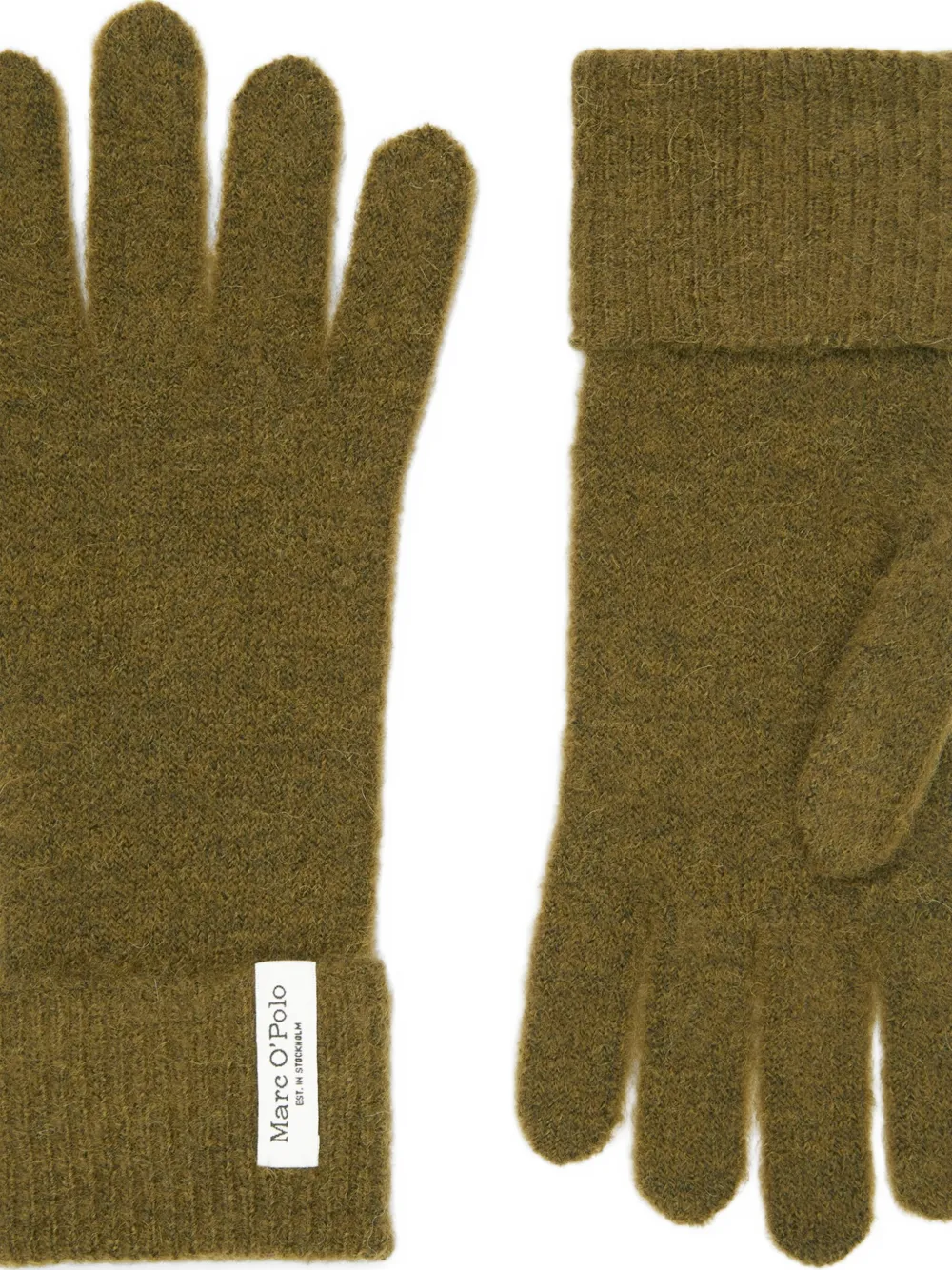 Marc O'Polo ribbed-cuff wool gloves | Image 2