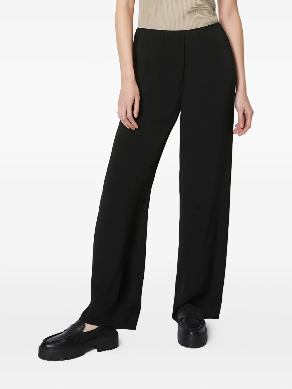 Marc O'Polo Broek met elastische tailleband Zwart