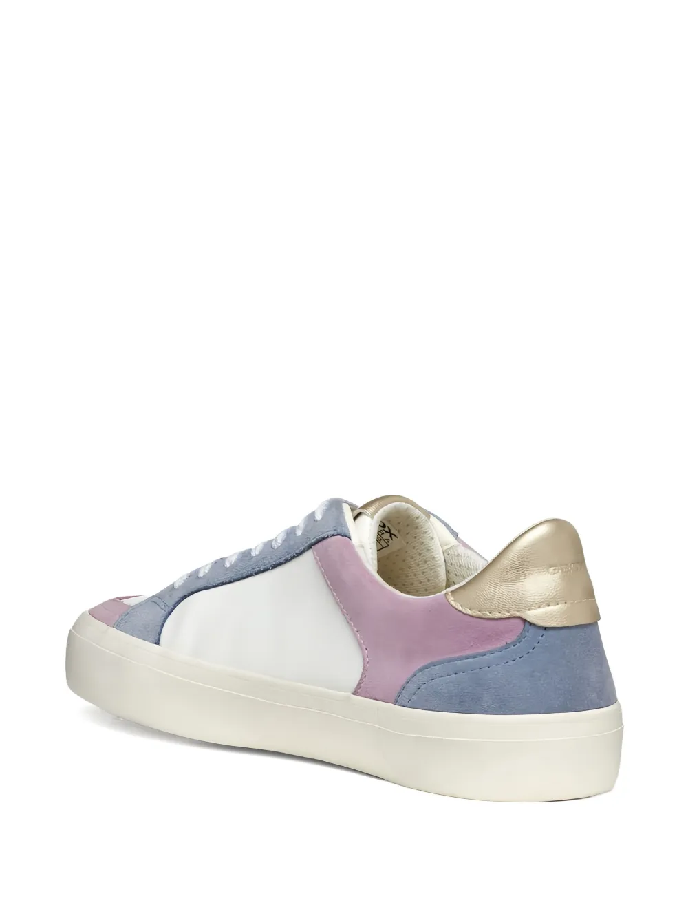 Geox Emmeleny Leisure leather panelled sneakers | Low-Tops | Image 2