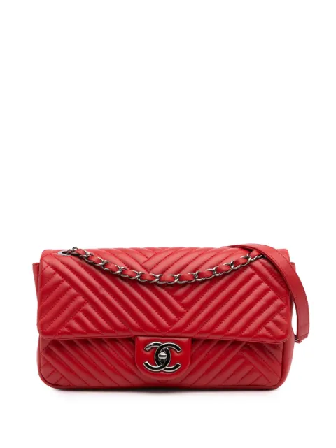 CHANEL Pre-Owned 2015-2016 Medium Lambskin CC Crossing Flap shoulder bag