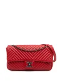 CHANEL Pre-Owned 2015-2016 Medium Lambskin CC Crossing Flap shoulder bag - Red