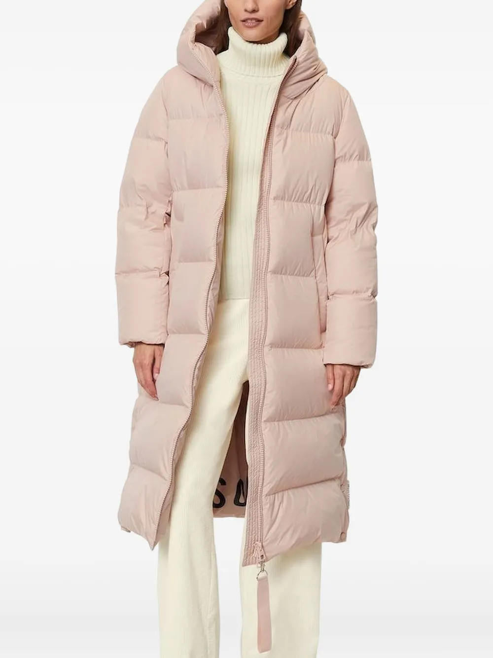 Marc O'polo Padded Hooded Coat In Pink