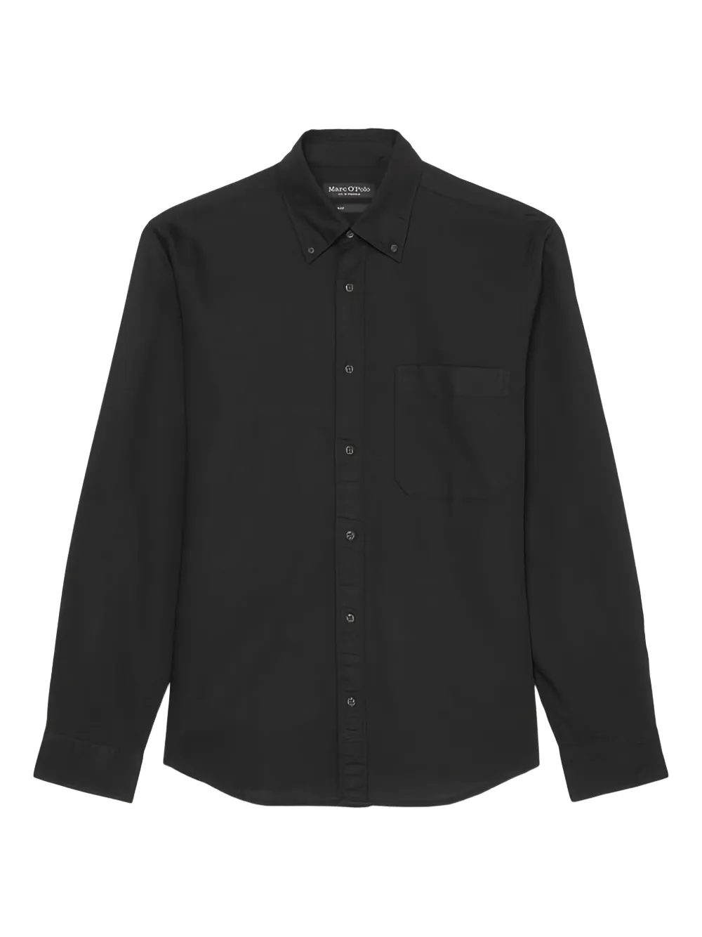 Marc O'Polo button-down long-sleeve shirt | Black | Image 1