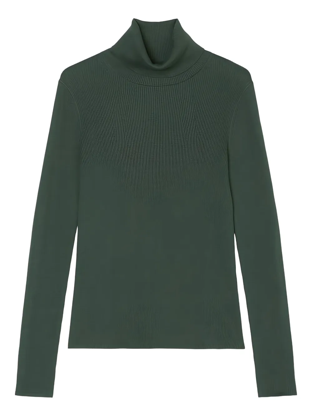Marc O'Polo ribbed turtleneck top | Green | Image 1