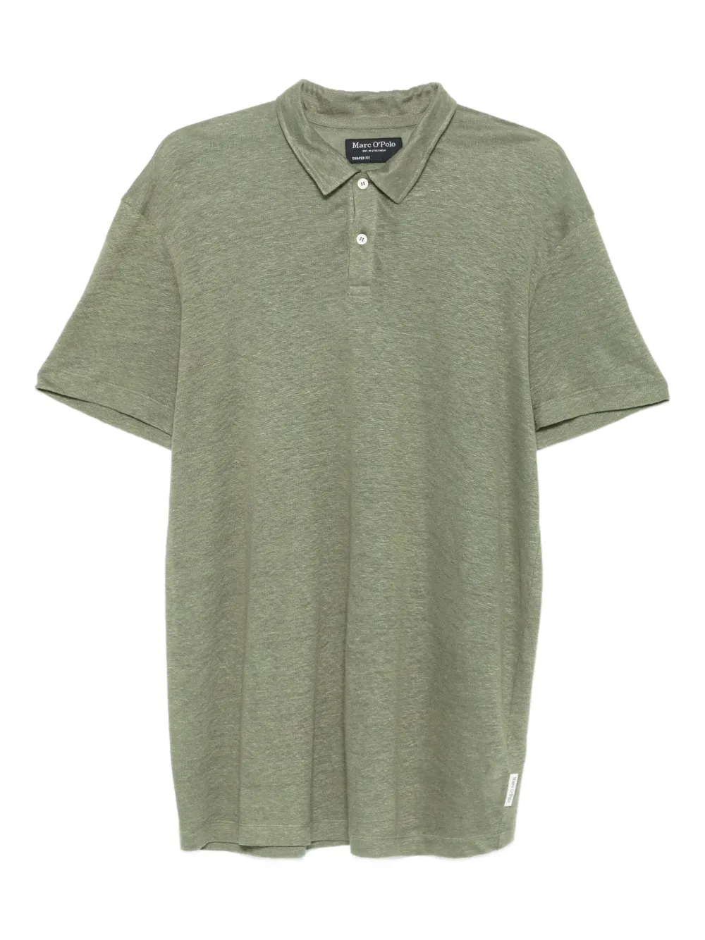 Marc O'Polo リネン ポロシャツ - グリーン Marc O'Polo リネン ポロシャツ - グリーン