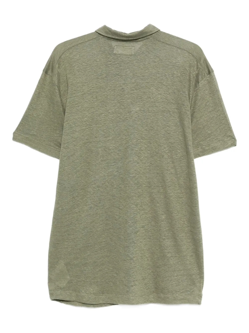 Marc O'Polo Linnen poloshirt Groen