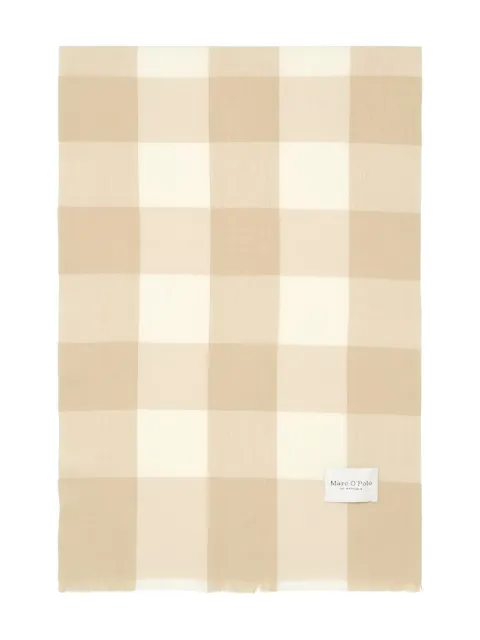 Marc O'Polo check-pattern scarf