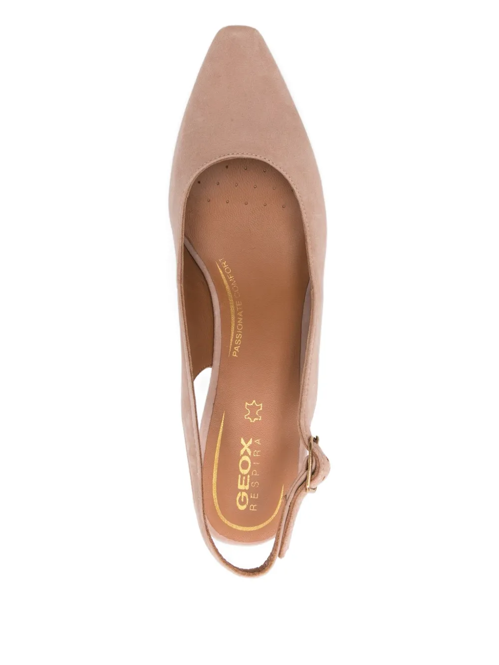 Geox Giselda Suede Pumps In Neutral