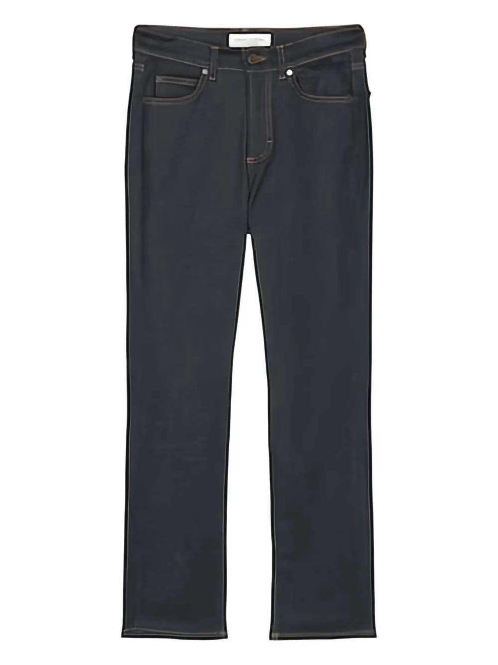 Marc O'Polo Jeans met contrasterende stiksels Zwart