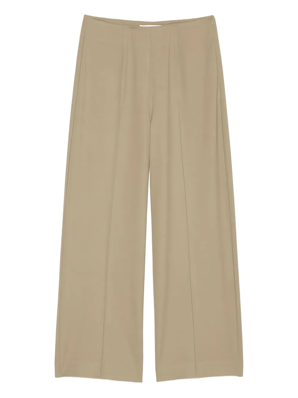 Marc O'polo Wide-leg Cropped Trousers In Brown