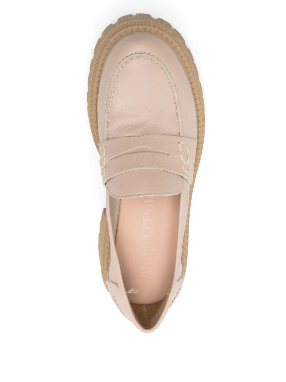 Marc O'Polo 50mm Alma leather loafers Neutrals