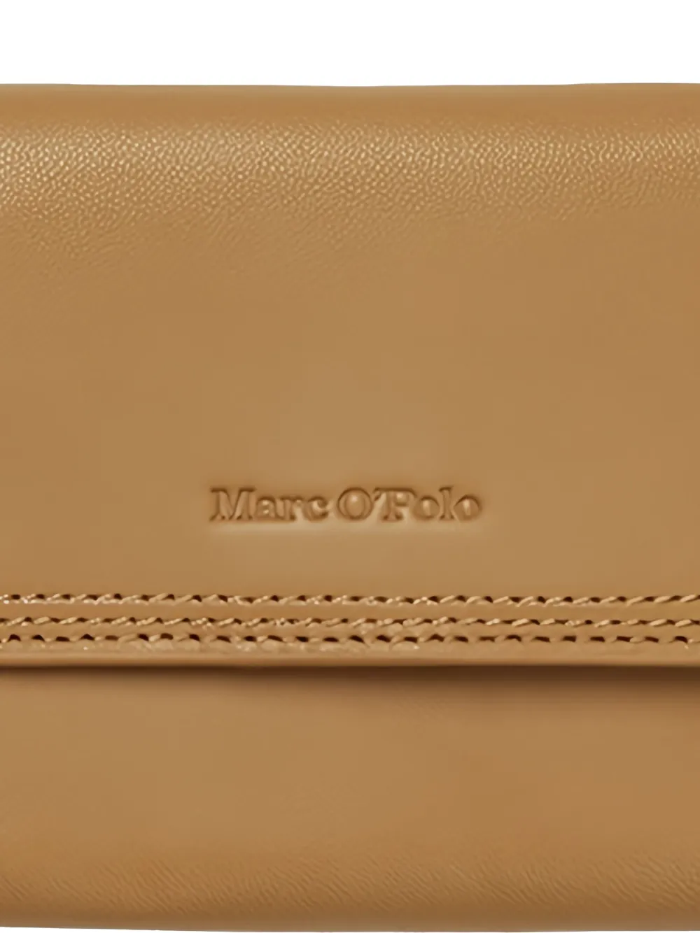 Marc O'Polo Leren portemonnee Bruin