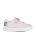 Geox Kids Skylin glitter star-print sneakers - Pink