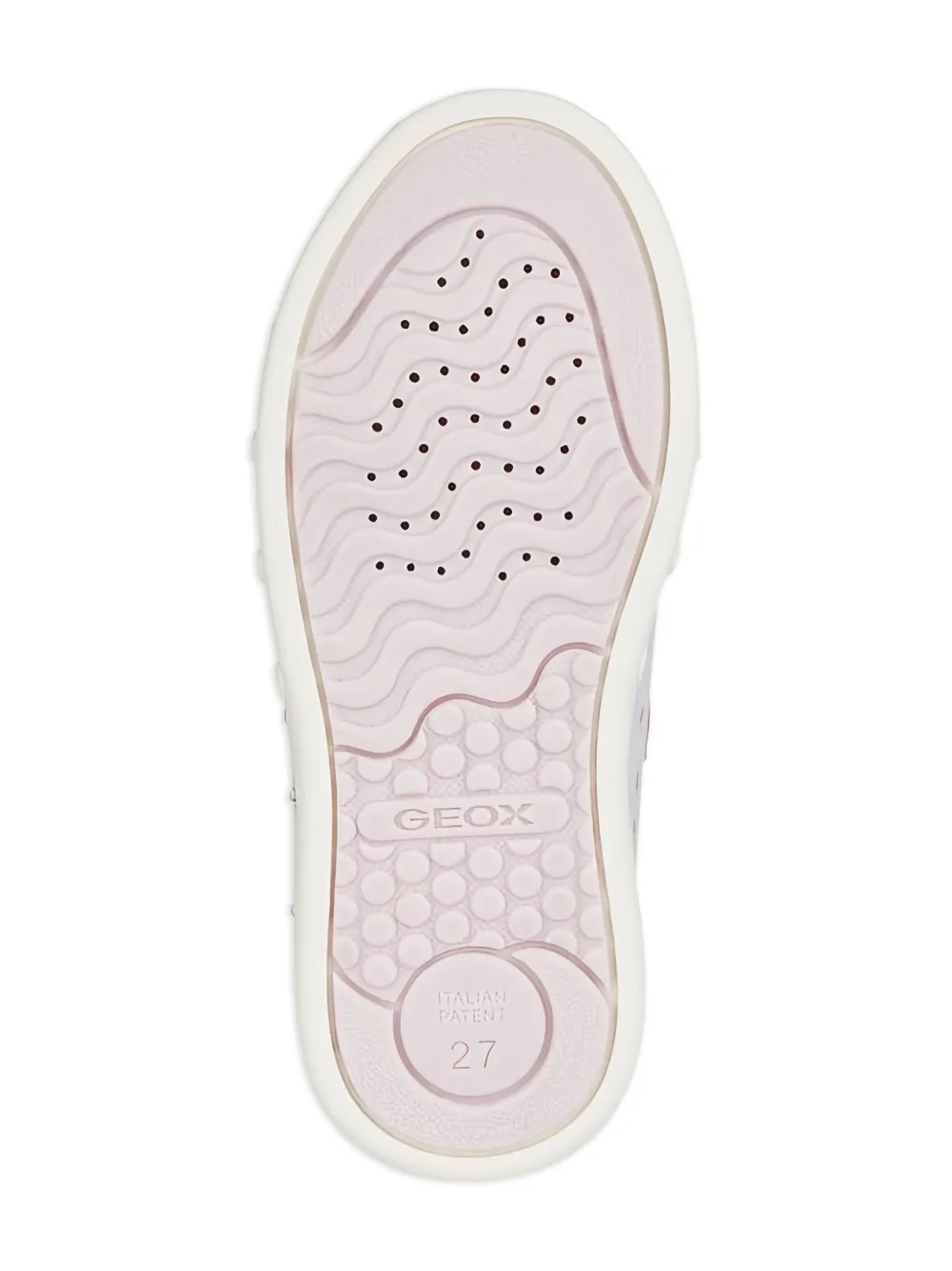 Geox Kids Skylin glitter star-print sneakers Pink