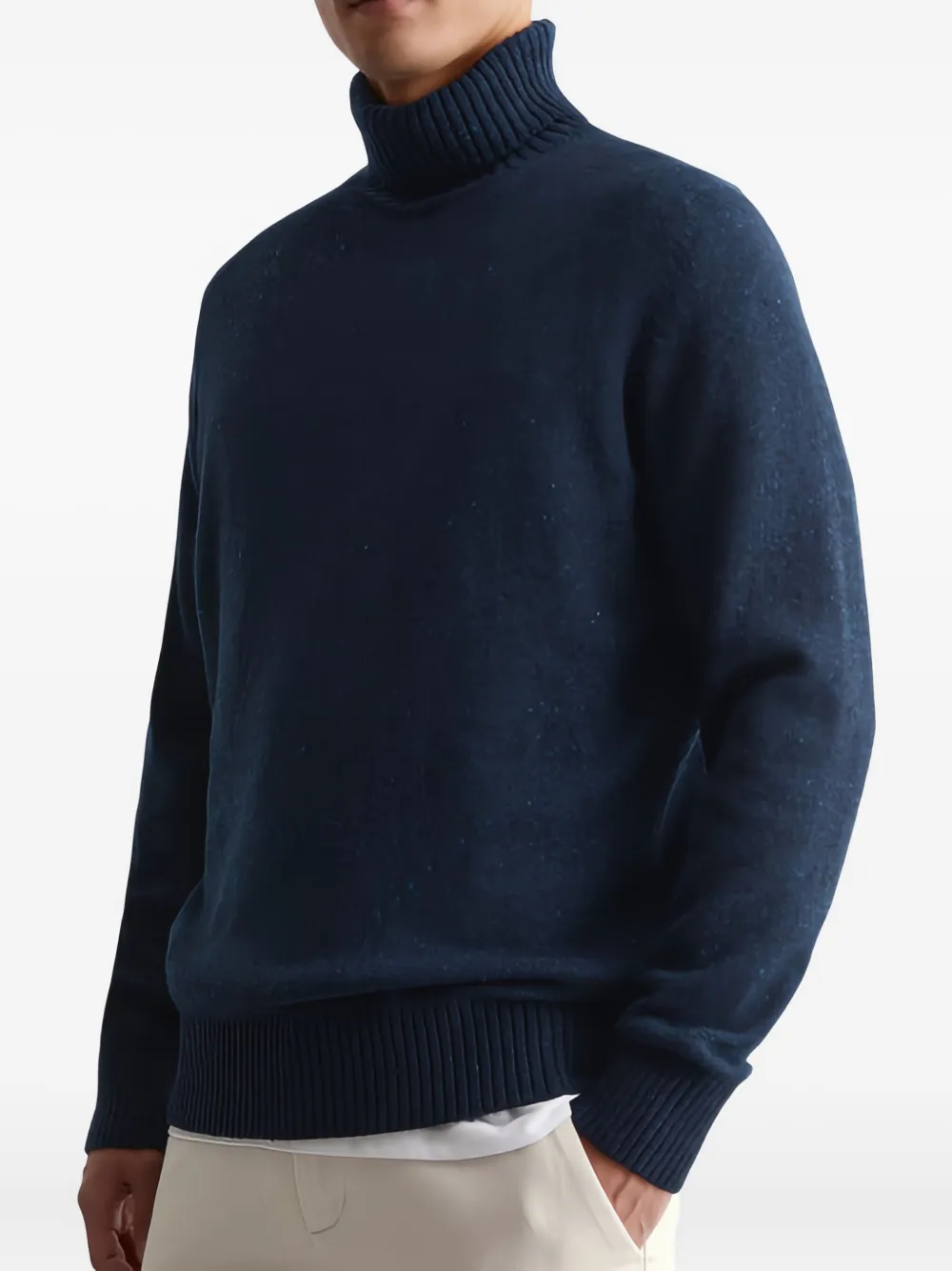 Marc O'Polo Geribbelde coltrui Blauw