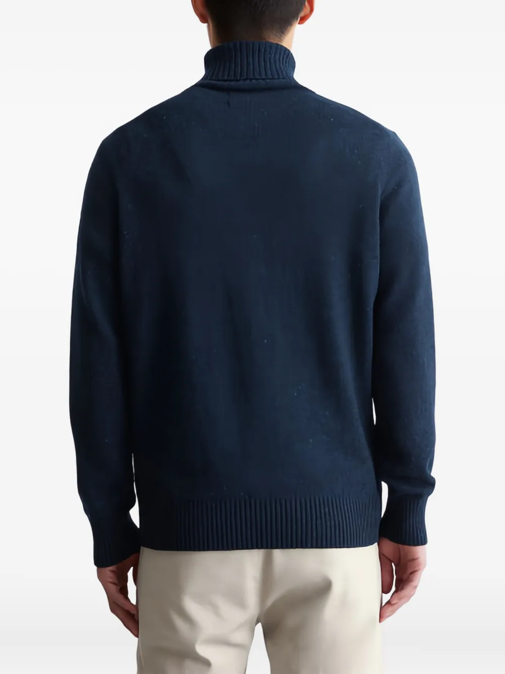 Marc O'Polo Geribbelde coltrui Blauw