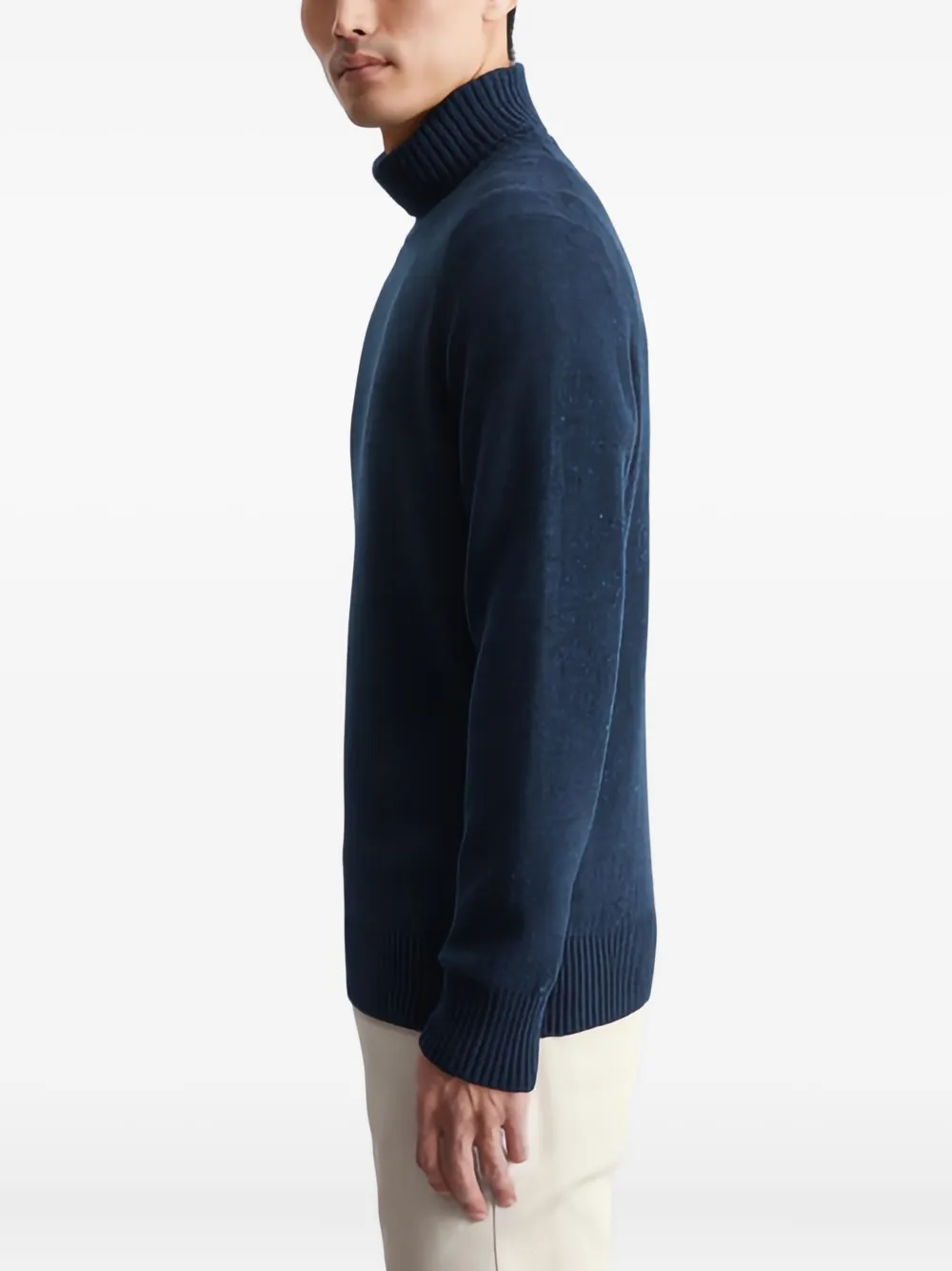 Marc O'Polo Geribbelde coltrui Blauw