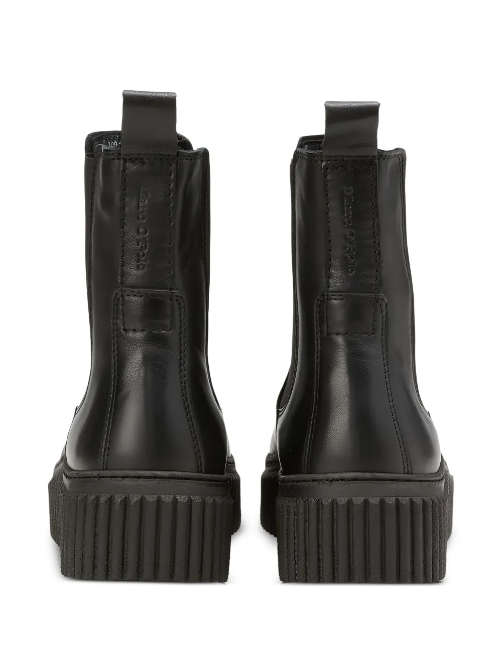 Marc O'Polo platform Chelsea boots Black