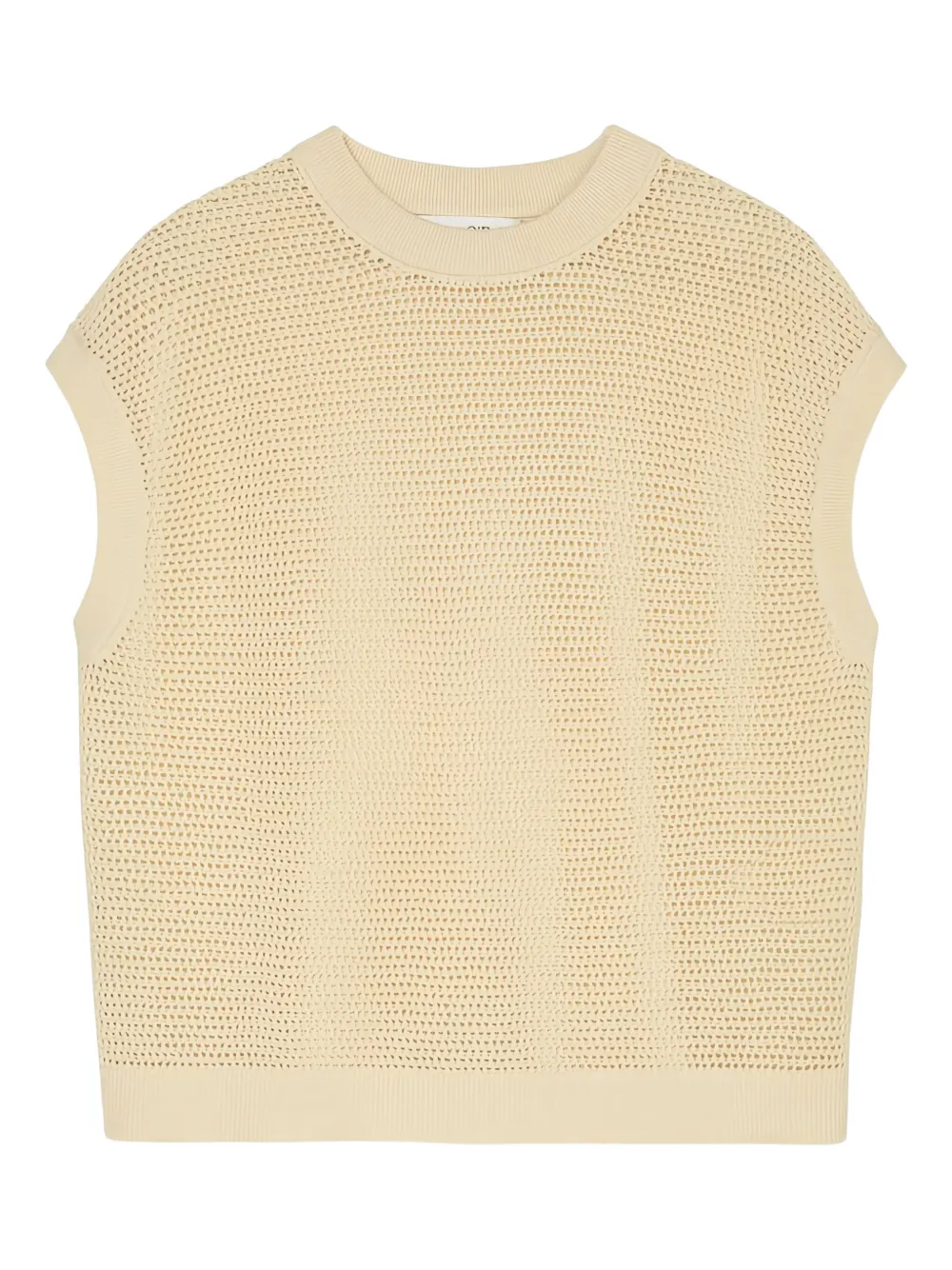 sleeveless knit top