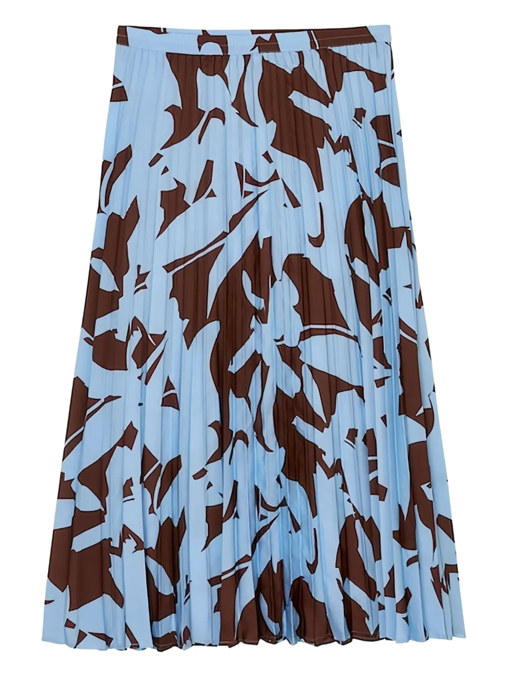 Marc O'Polo Plooirok met print Blauw