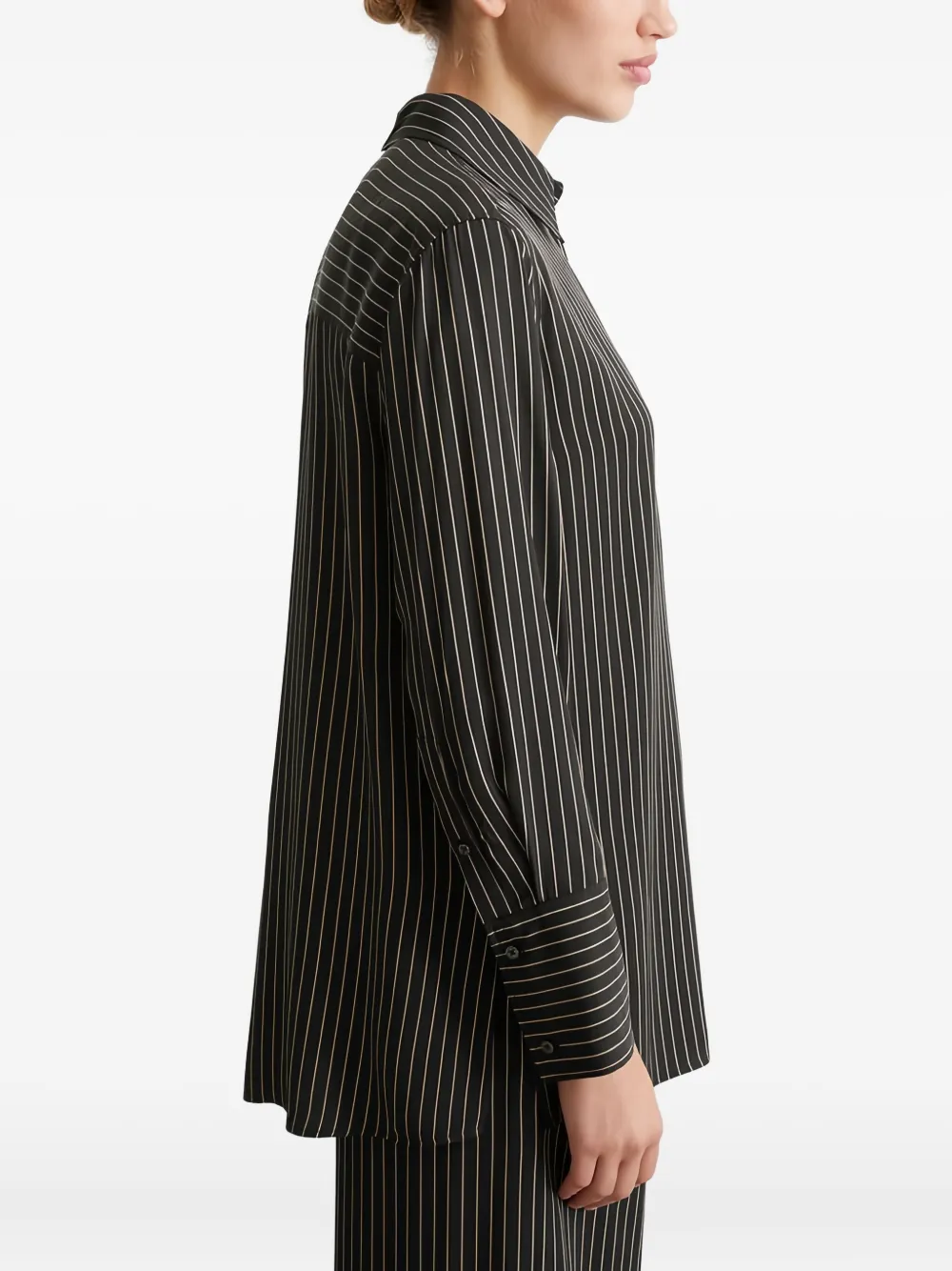Marc O'Polo Gestreept blouse Zwart