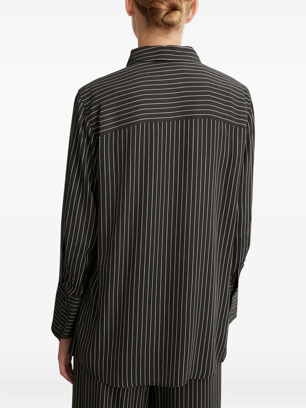 Marc O'Polo Gestreept blouse Zwart