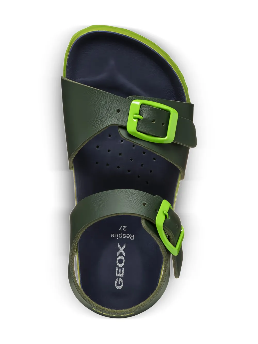 Geox Kids Ghita sandalen met gespbandje Groen