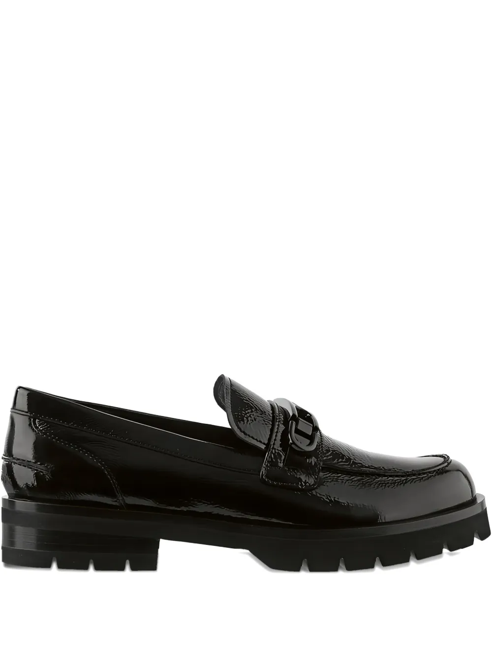 Hogl mocasines Robin de charol con hebilla | negro | Image 1