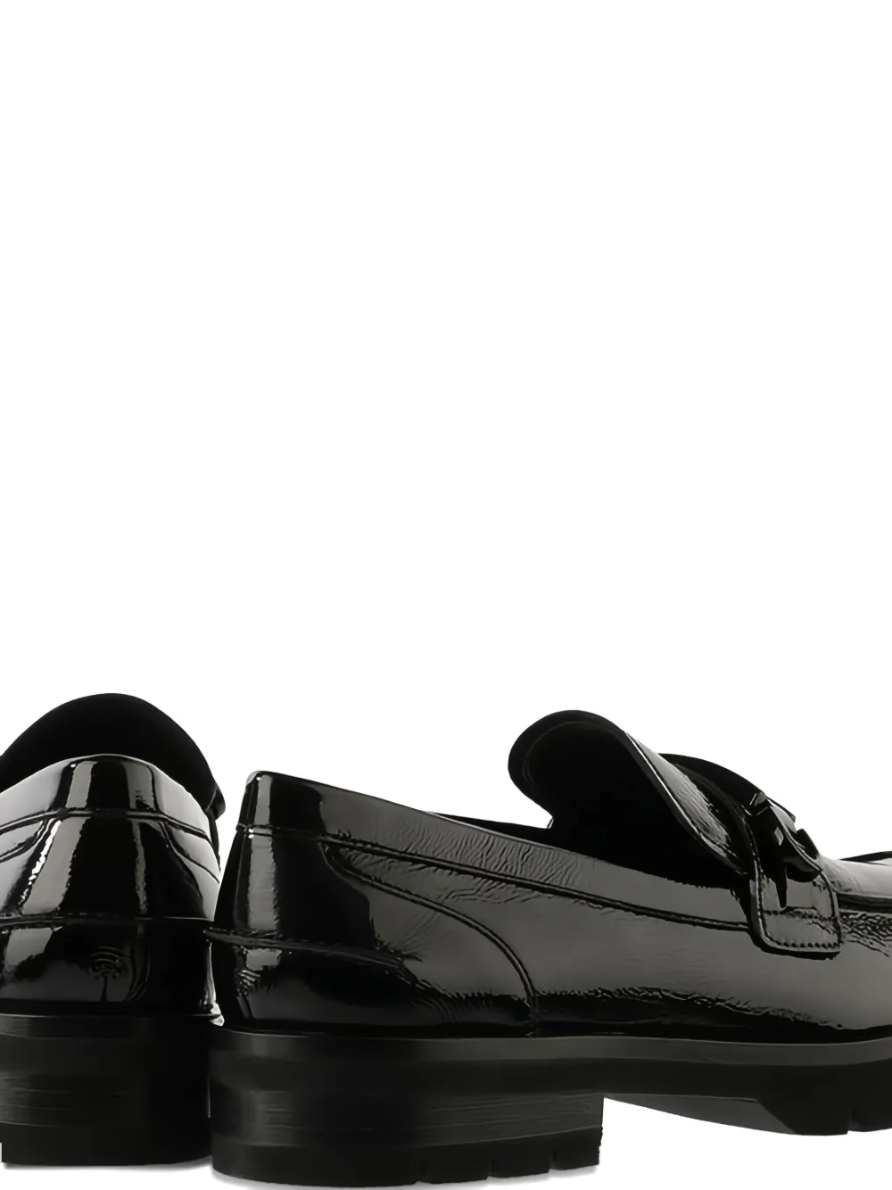 Hogl Robin Patent-leather Buckle Loafers