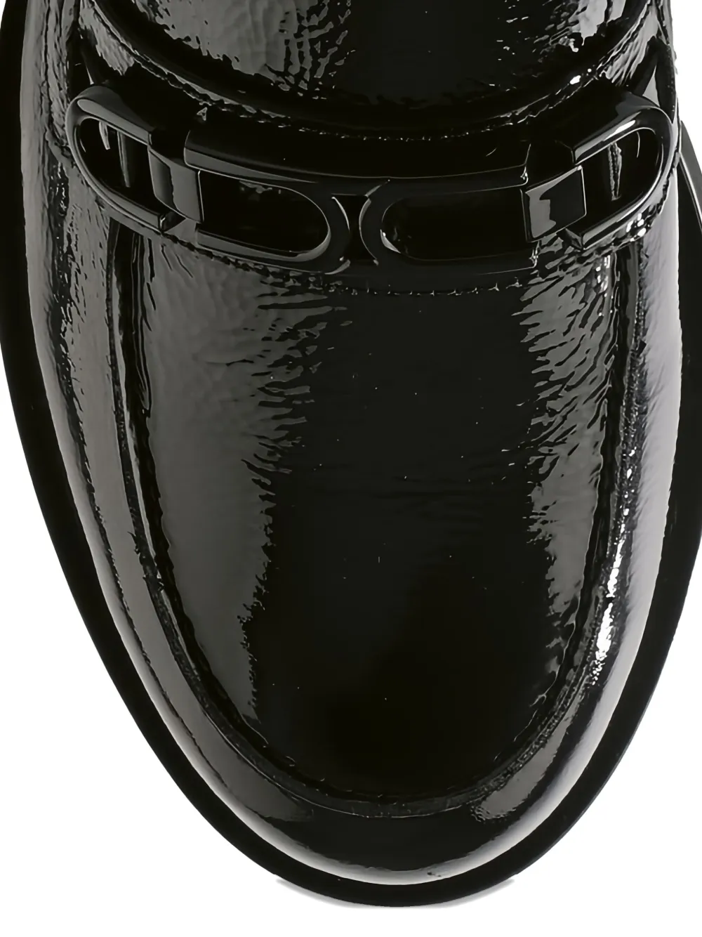 Hogl Robin Patent-leather Buckle Loafers