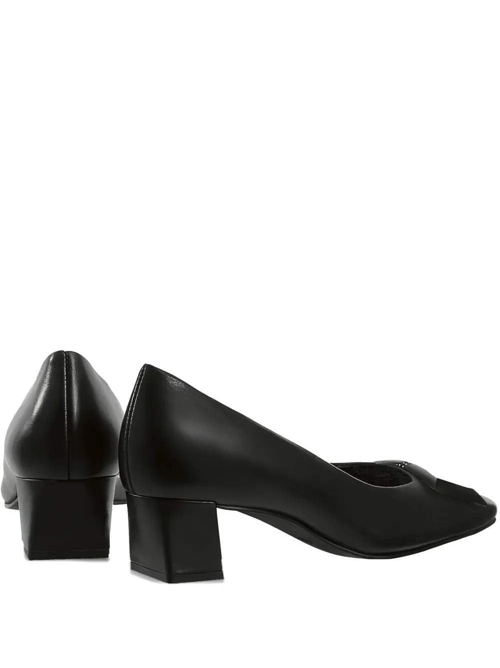 Hogl Thilda Square-buckle Block-heel Pumps